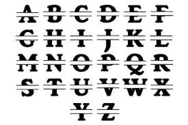 Download Split Monogram Alphabet Svg Split Monogram Letters Svg Cut Files