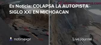 La autopista siglo xxi, la más importante de michoacán y que se encontraba en mantenimiento por la aparición de grietas, colapsó la madrugada de este tras la revisión realizada por protección civil estatal, a solicitud de autopistas michoacán se determinó el cierre del tramo carretero luego de. Jlserz3crglqwm