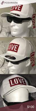 Limited Edition L Xl White Love The Hat Vip Clothes Design Fashion Clubwear