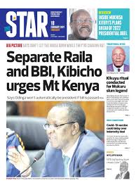 They have three sons and a daughter. The Star Kenya In Your Thursday Star Separate Raila Facebook