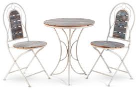 Features two chairs and a center panel in the table for smart storage. Alpine Patio Garden Table And Two Chairs Bistro Set 28 Farmhouse Outdoor Pub And Bistro Sets By Alpine Corporation Houzz