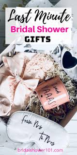 Last Minute Bridal Shower Gifts In 2020 Bridal Shower Gifts For Bride Bridal Shower Gifts Unique Bridal Shower Themes