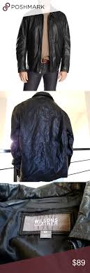 Wilson Leather Black Leather Coat Fashion Black Leather Coat Clothes Design