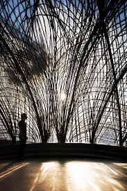 Inspired By The Underwater Nest Construction Of The Water Spider Through A Novel Robotic Fabrica Pavilion Architecture Pavilion Architecture Visualization