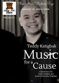 Tbear Music presents Johann Mendoza, Pierre Banaga and Rye Daguiso in  “Music for a Cause” for our friends Marco Katigbak who suffered from minor  heart attack recently and Joseph Tinguban who has