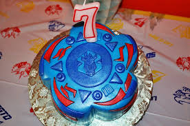 Birthday cake topper, desk or bedroom decoration. Beyblade Birthday Cake Www Thecakeandthefrog Com Flickr