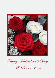 Mother In Law Happy Valentine Rsquo S Day Red And White Roses Card Ad Sponsored Happy Valentines Day Card Happy Valentines Day Sister Red And White Roses