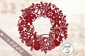 Download Christmas Wreath Graphic By Cornelia Creative Fabrica PSD Mockup Templates