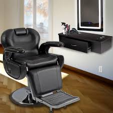 Turn Heads For Days Modern Barber Chair Ability Wall Mount Station And Our Famous Led Mirror By Ke Barber Chair Barber Shop Interior Barber Chair For Sale