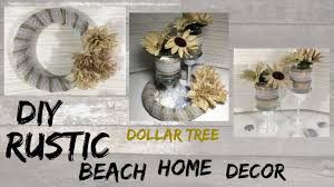 If you're planning on redecorating, these tips will help you to find affordable. Diy Rustic Beach Dollar Tree Home Decor Youtube