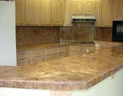 classic ceramic tile countertop