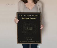 ppg paints arena seating chart pittsburgh penguins ppg paints arena sign pittsburgh home decor pittsburgh penguins vintage gift for him