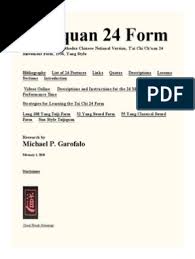 It's a great martial art style. Simplified Standard 24 Movement Form T Ai Chi Tai Chi Qi