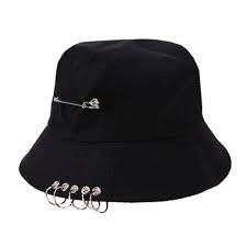 Click To Buy 2017 Cool Unisex Iron Ring Folding Fisherman Hats Bucket Hat Hunting Fishing Outdoor Cap Hat Stree Outfits With Hats Trendy Hat Fashion Cap