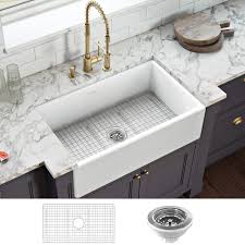 ruvati 30 x 20 inch fireclay reversible
