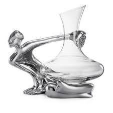 Carrol Boyes On The Brink Decanter With Stand Silver Carrol Boyes Glass Decanter Set Glass Decanter