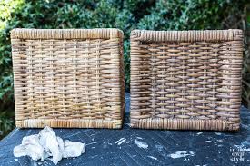 Wicker laundry basket ideas that make organizing laundry quick and easy. How To Change The Color Of A Wicker Basket In My Own Style