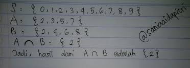 S Bilangan Cacah Kurang Dari 10 A Bilangan Prima Kurang Dari 10 B Bilangan Genap Kurang Dari Brainly Co Id