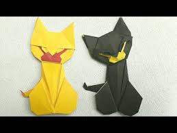 Origami Cat Tutorial Designed By Mieko Seta Youtube In 2020 Origami Cat Origami Animals Origami