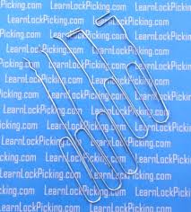 You only need three different things. Paperclip Lock Picks Learnlockpicking Com