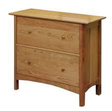 Most lateral filing drawers are equipped with steel guides held in place with clips and automatic stops to prevent the drawer from exiting the cabinet at the wrong time. Mission Wood 2 Drawer Lateral File Cabinet By Vermont Handcrafted Furniture