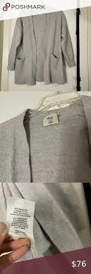 Wilfred Aritzia gray merino wool open knit cardigan sweater with pockets  medium | Knit sweater cardigan, Open knit cardigan, Knit cardigan