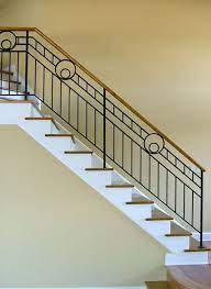 Finelli Architectural Iron And Stairs Custom Handmade Modern Art Deco Style Railing Custom Made In H Balcony Railing Design Railing Design Stair Railing Design