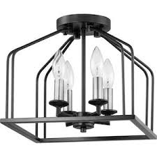 Progress Lighting Frisco 12 In Black And Antique Nickel Farmhouse Incandescent Flush Mount Light Lowes Com In 2020 Semi Flush Mount Lighting Light Fixtures Flush Mount Flush Mount Lighting