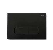 ABS Black square Toilet Dual Flush Actuator Plate Wc Press Panel Flush Plate for Concealed Cistern