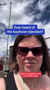 Would you consider an injection for hayfever? #hayfever #kenalog #hayf...