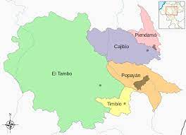 Mapa de popayan cauca colombia. Archivo Mapa Del Area Metropolitana De Popayan Svg Wikipedia La Enciclopedia Libre