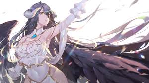 1920x1080 Hd Wallpaper Of Albedo Overlord Anime Personagens De Anime Feminino Animes Wallpapers Personagens De Anime
