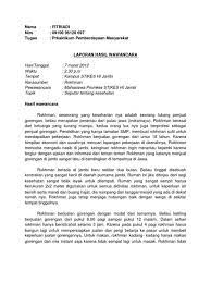 Ingin berdagang seperti orang tua saya dulu. Yuk Baca Contoh Makalah Hasil Wawancara Petani