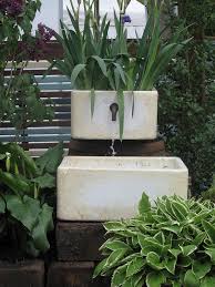 Pin By Wade Riddle On Out Door Sink Ideas Garden Sink Belfast Sink Water Feature Belfast Sink