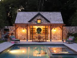 In areas where the climate is mild, they are the best way to cook and eat when it's hot (and even when it isn't). Pool House With Outdoor Kitchen Ideas Photos Houzz