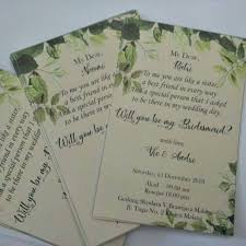 Scopri ricette, idee per la casa, consigli di stile e altre idee da provare. Bridesmaid Card Kartu Ucapan Kartu Bridesmaid Shopee Indonesia