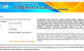 E Penyata Gaji Dan Laporan Anm Daftar Masuk Sistem E Cute766