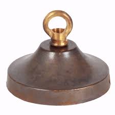 Price e27 ceiling rose braided fabric flex pendant lamp holder light hanging fitting 0 review cod. Brass Ceiling Rose Concave With Closed Hook Mullan Lighting