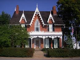 The most recognized feature of gothic revival home plans are the paired or sometimes multiple open gables with decorated verge boards. Carpenter Gothic Wikiwand