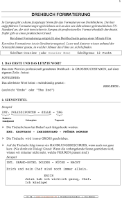 So werfen die dialoge bereits zu beginn der handlung fragen auf, die im weiteren verlauf des films □ ein brillanter film von einem starregisseur muss gut sein. Drehbuch Formatierung Pdf Free Download