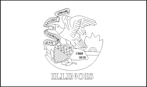 You may add your first name if you'd like. Coloring Flag Illinois Pages State 2020 Flag Coloring Pages Illinois State State Flags