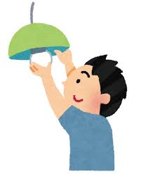 電球の交換のイラスト | かわいいフリー素材集 いらすとや