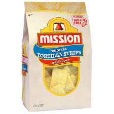 This corn pudding recipe is made without jiffy muffin mix, making it naturally gluten free. Mission White Corn Tortilla Corn Chips 230g Strips