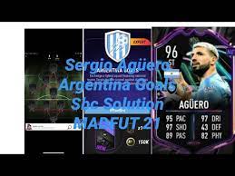 89) was the first tots player available through a fifa 21 sbc puzzle set. Sergio Aguero Future Icon Sbc Argentina Goals Sbc Madfut 21 Youtube