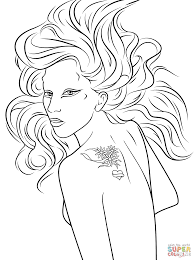 I'm very happy to offer you my free coloring pages to print. Lady Gaga Age Lady Gaga Coloring Sheet