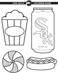Trail of colors for adults. Southpaw White Sox Mascot Coloring Page Coloring Pages Blog Include