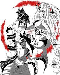 Kimetsunoyaiba Manga Demonslayer Draw Drawing Digitalart Sai Easypainttoolsai Anime Gyutaro Daki Anime Manga Demon