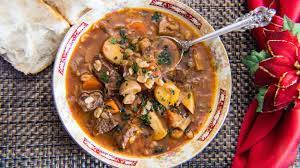 This enchilada casserole is super delicious, feeds a crowd and is a delicious way to use up any leftover rib eye roast or steak. Leftover Prime Rib Beef Barley Soup With Mushrooms