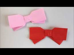 折り紙 リボン3の作り方音声解説付 origami ribbon youtube 折り紙 りぼん リボン 折り紙 コスモス 折り紙