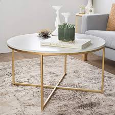 Marble And Gold Table Living Room White Table Faux Marble Coffee Table Gold Coffee Table Marble Tables Living Room